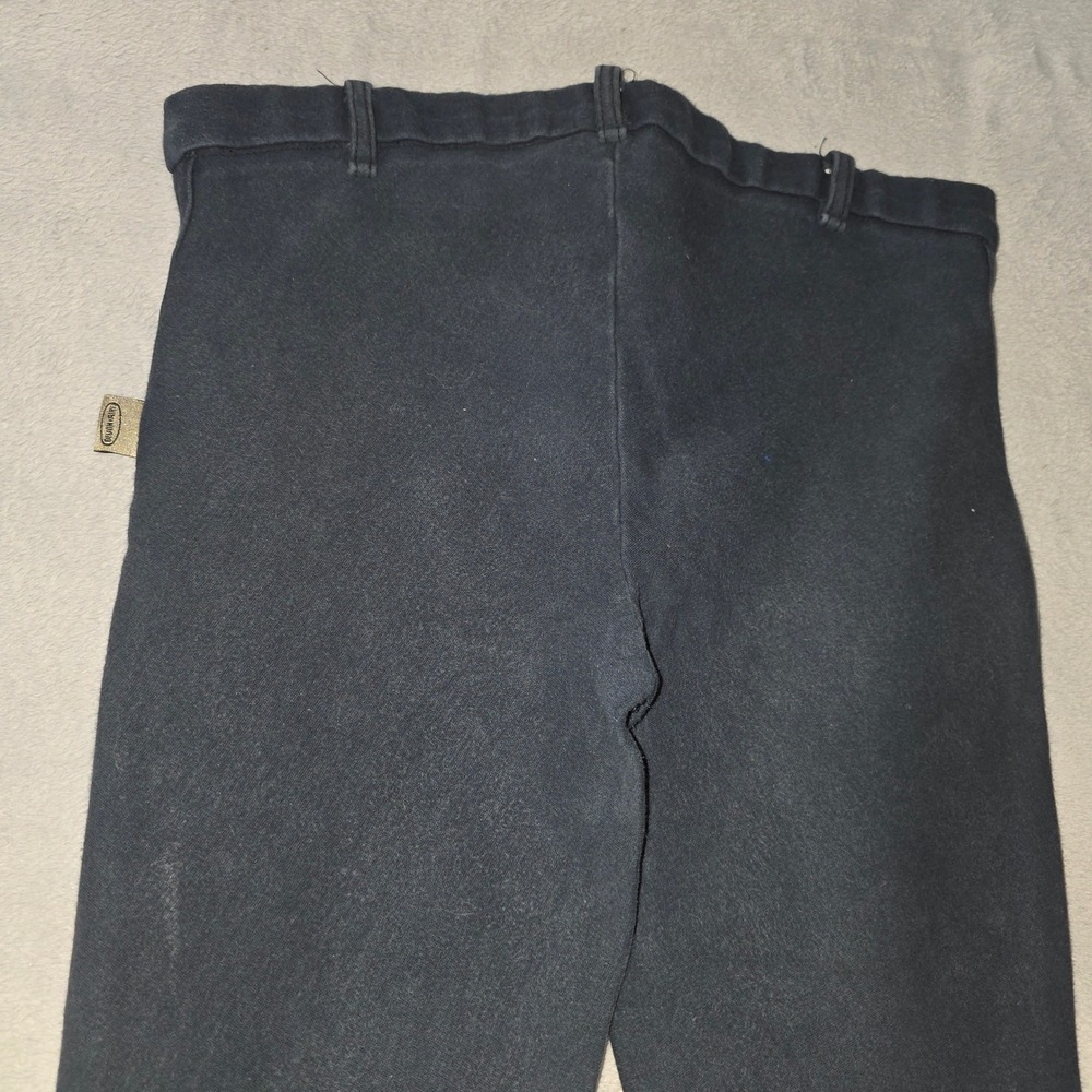 Devon Aire Womens Navy Blue Knee Patch Equestrian Breeches Riding Pants Large - Picture 5 of 16